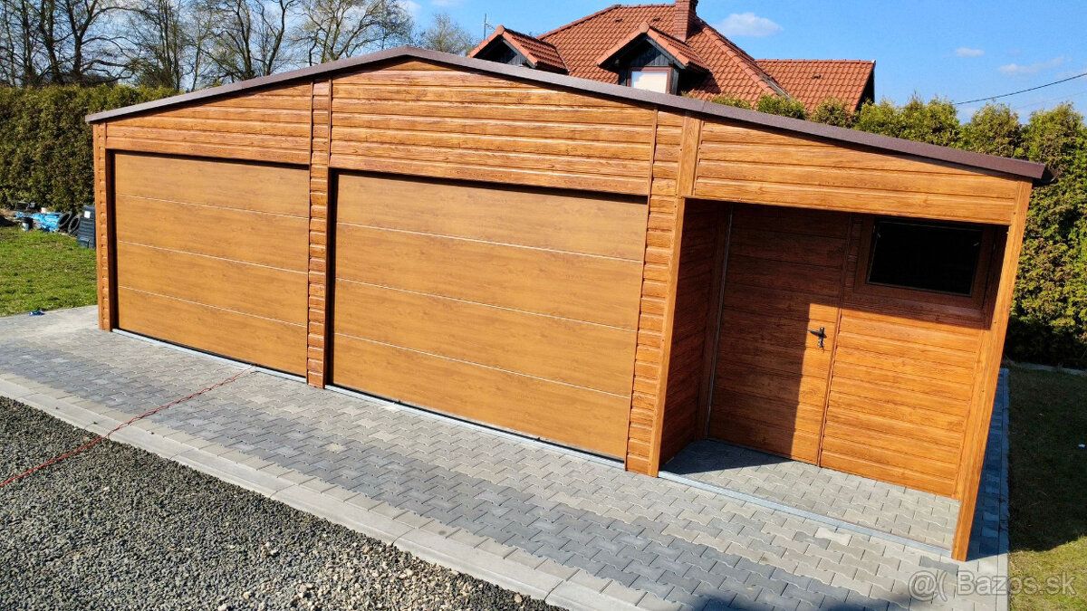 Predám garáž 8x6 Konštrukcia 60x40 Šírka: 8m Dĺžka: 6m Typ s