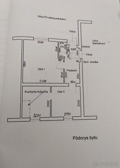 Predám 1,5 izbový tehlový byt o výmere 58m2, na Bartoškovej 