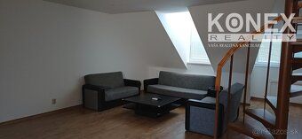 ID:4285 Ponúkame na prenájom priestranný podkrovný mezonet s