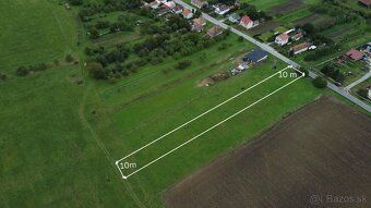 Ponúkame na predaj stavebný pozemok s výmerou 1417 m², situo