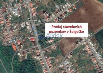 Predaj stavebných pozemkov v obci Šalgočka.
 Allrisk Slovaki