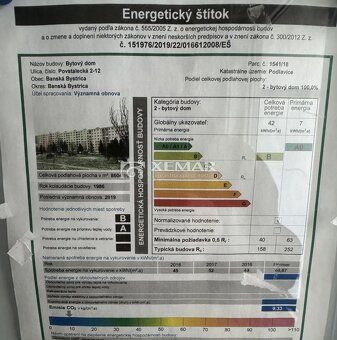 XEMAR ( alebo 0907 895 125) ponúka na predaj pekný 3-izbový 