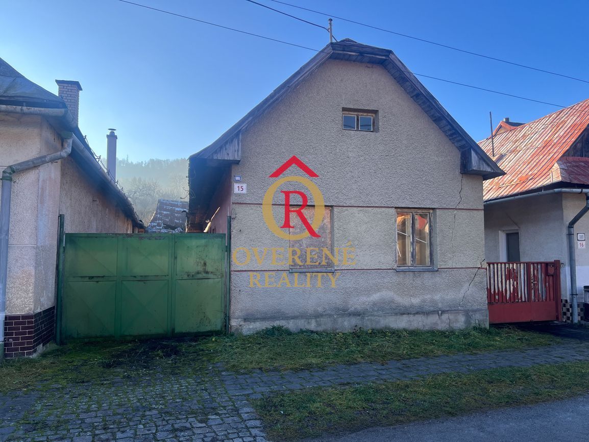 OVERENÉ REALITY - exkluzívne ponúkame na predaj rodinný dom 
