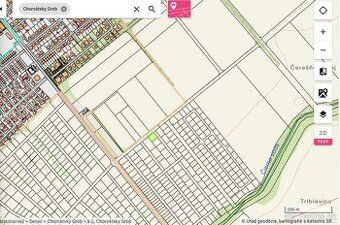 deálny na reparcelizáciu a developerský projekt
Spoločnosť S