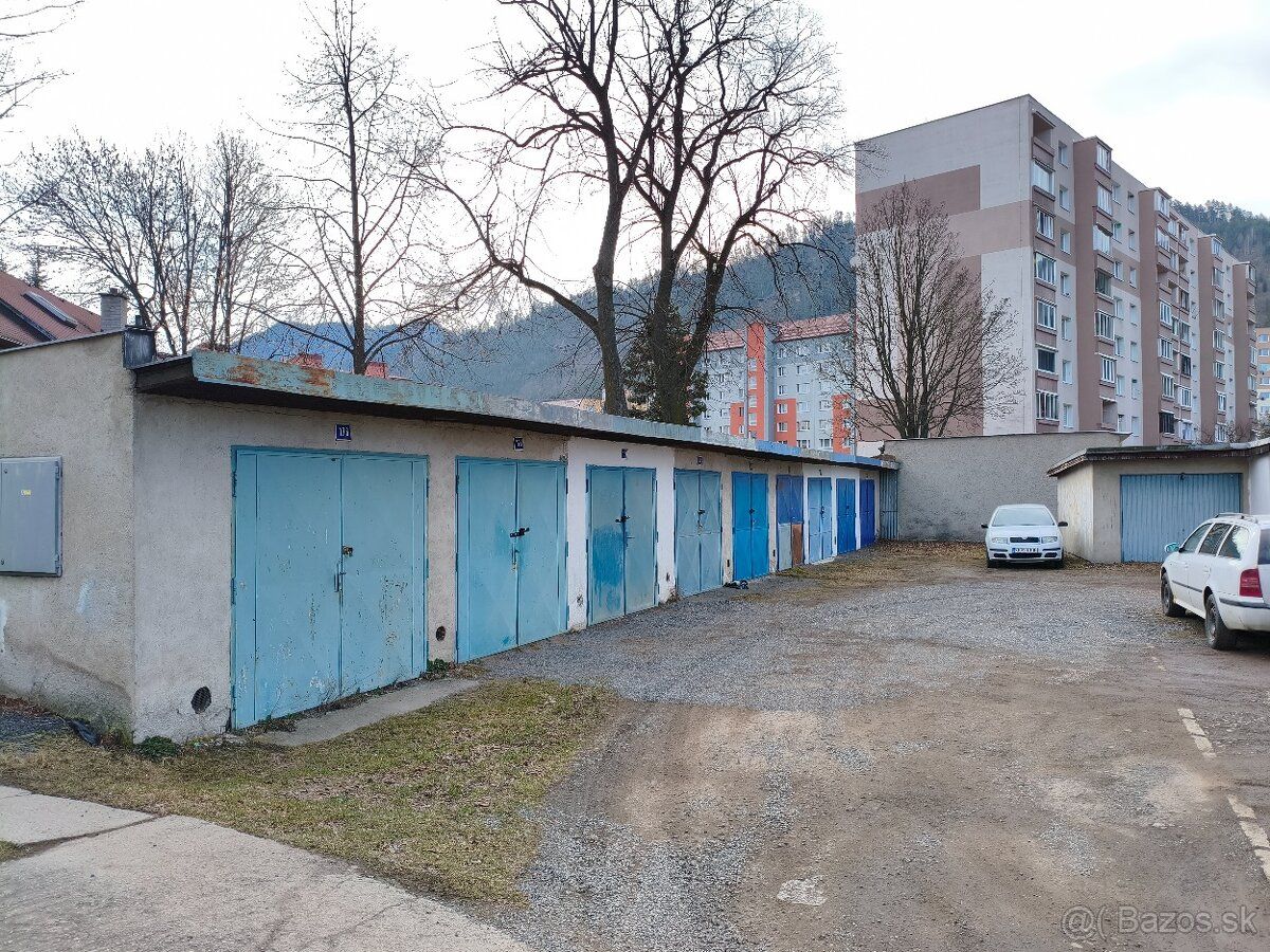 Dám do prenájmu garáž v Liptovskom Hrádku v radovej zástavbe