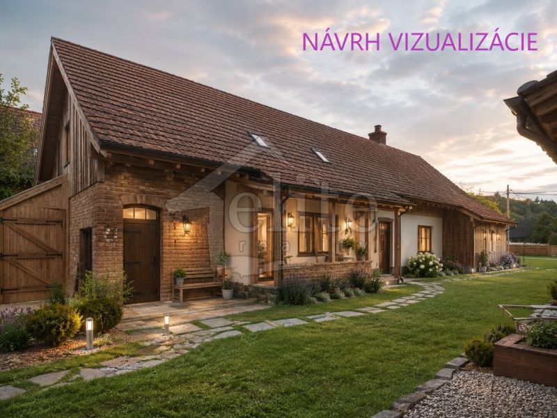 Ponúkame na predaj starší, vidiecky rodinný dom nachádzajúci