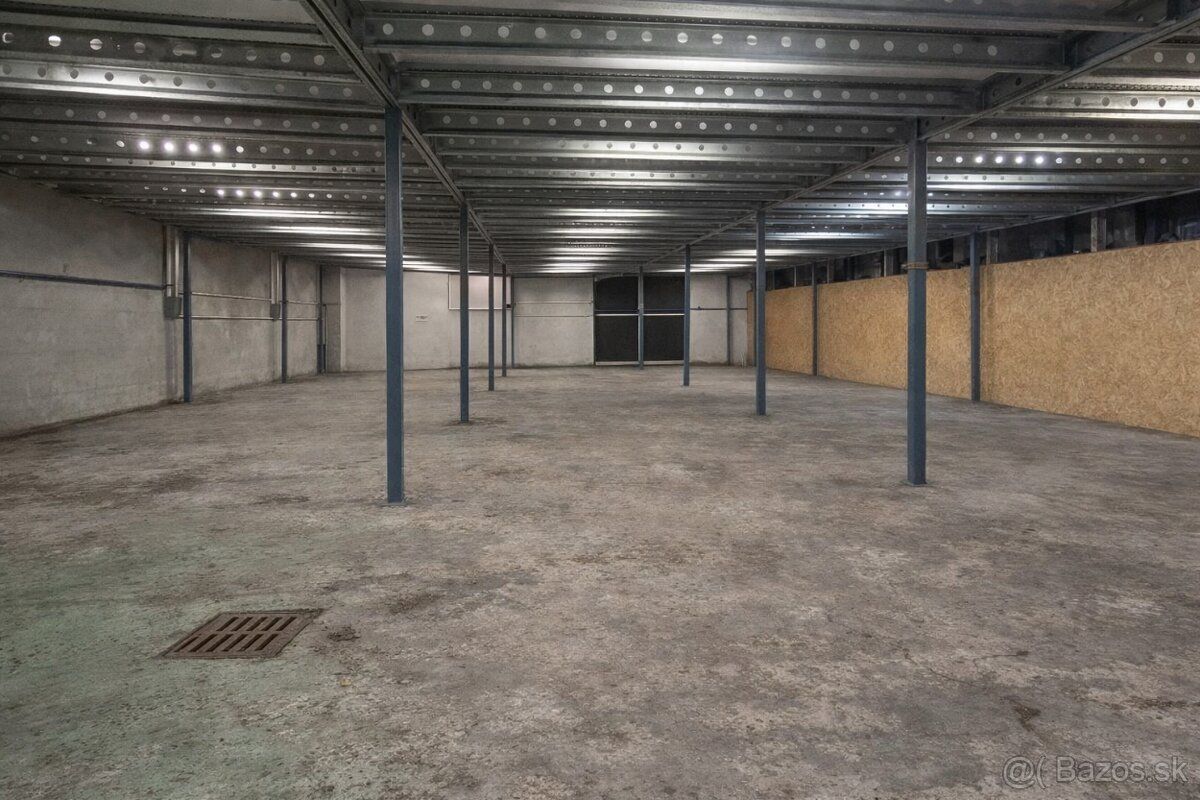 Punukam k Dlhodobeho prenájmu Sklad o výmere 500m2, výška st