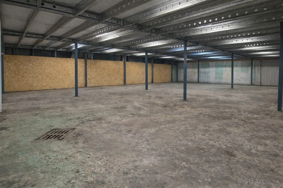 Punukam k Dlhodobeho prenájmu Sklad o výmere 500m2, výška st
