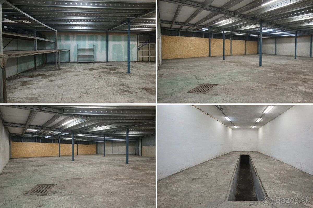 Punukam k Dlhodobeho prenájmu Sklad o výmere 500m2, výška st