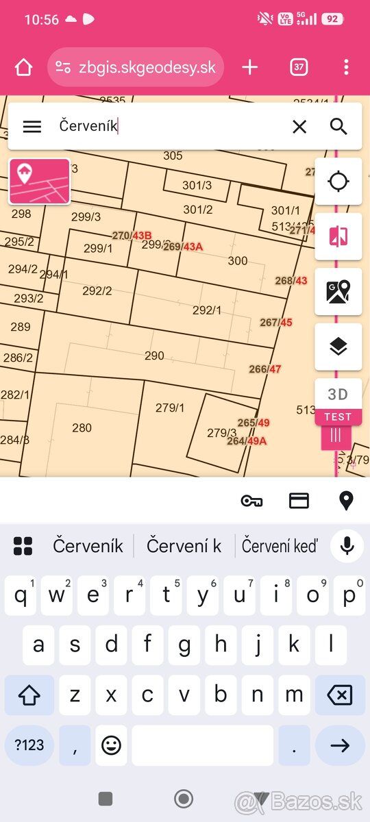 Šírka 10.5m.dlzka 60m.namestie.projekt a platna domu hotová.