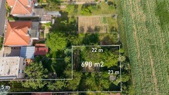 Šírka 10.5m.dlzka 60m.namestie.projekt a platna domu hotová.