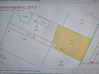 Predáme: 1.stavebný pozemok šíkra 21x22, 460m2+61m2 2.staveb