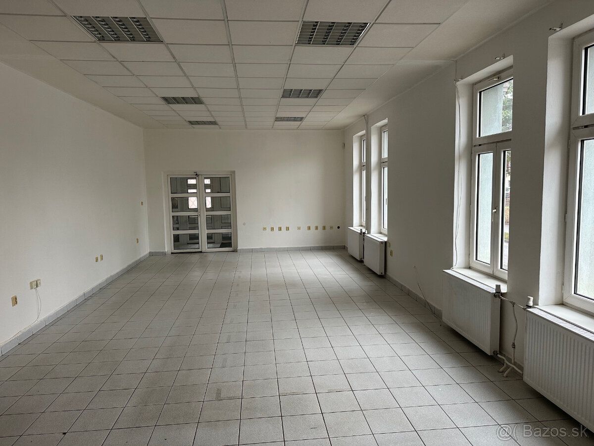 Ponúkame na prenájom obchodný priestor o celkovej výmere 100
