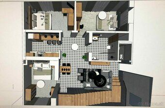 Ponúkam do prenájmu veľký rodinný dom 164 m2 so zariadením (
