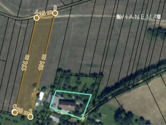 Väčší pozemok na okraji obce Dohňany-Zbora, len 9km od okres