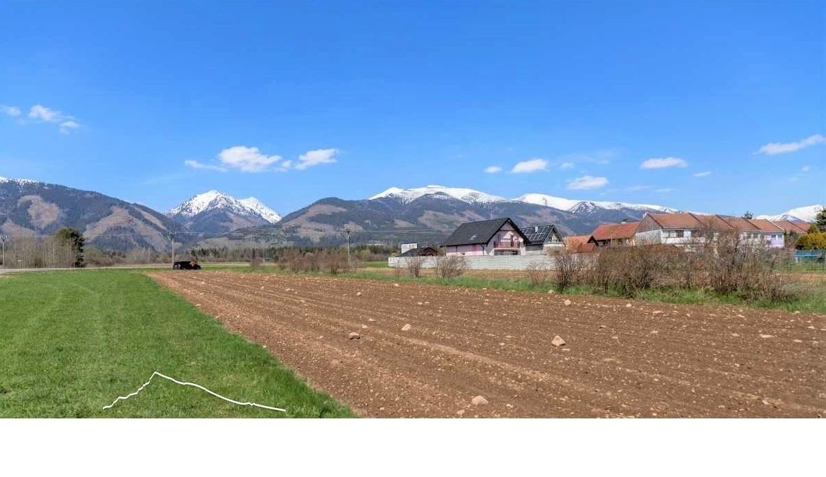 Predám lukratívny stavebný pozemok pod Tatrami v obci Pribyl