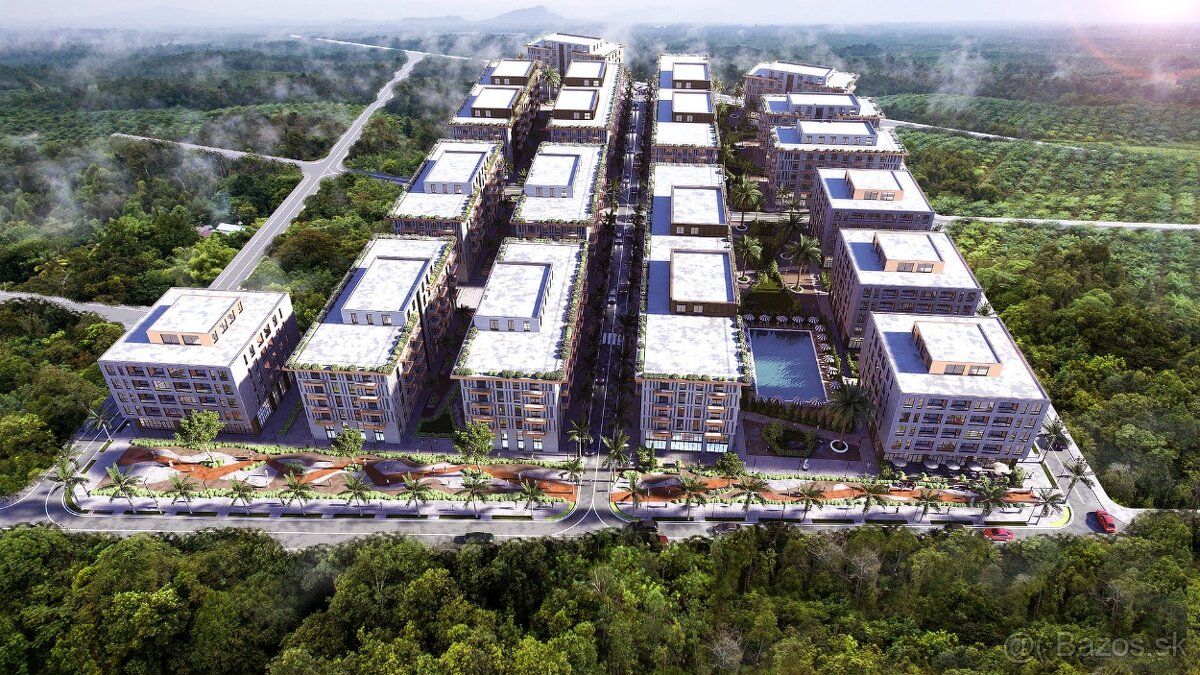 1+1 apartmány v 1. línii projektu Palm Residence (Qerret)🏖 ​