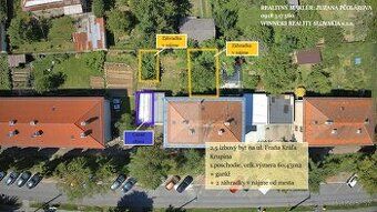 Predám 2-izbový byt v Krupine s balkónom v centre mesta. Byt