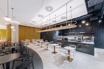 Odstúpim plne vybavenú kaviareň v projekte Sky Park by Zaha 