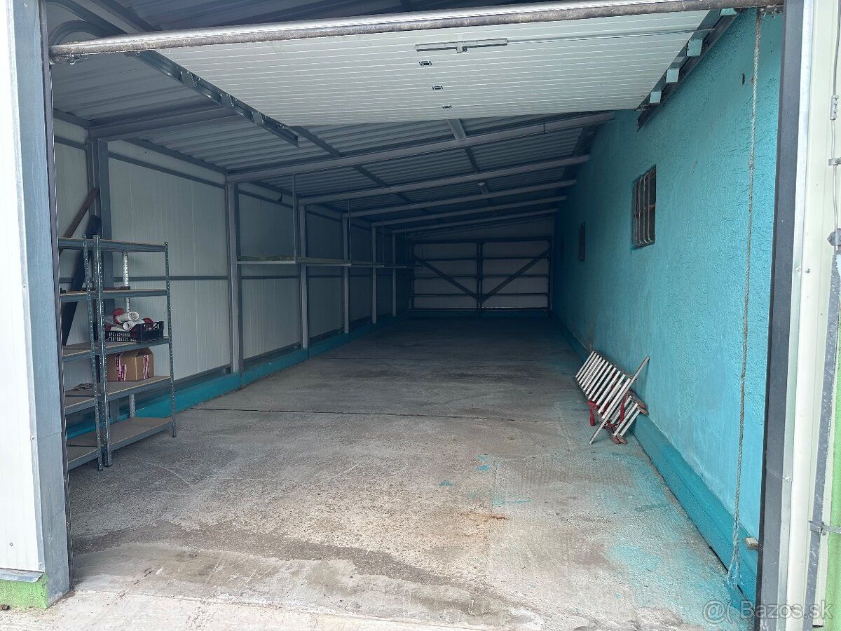 Dám do prenájmu halu/sklad s velkosťou 90m2 v Šamoríne časť 