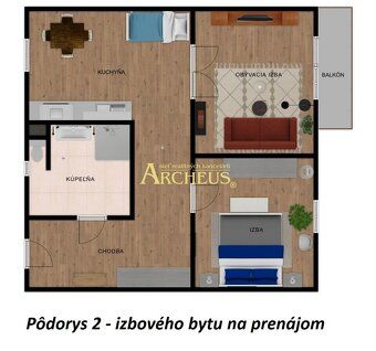 ARCHEUS REALITY HUMENNÉ Vám ponúka na predaj priestranný 2-i