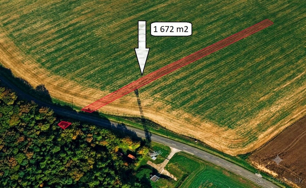 Ponúkame na predaj kvalitnú ornú pôdu s výmerou 6 338 m², kt