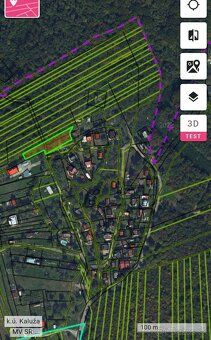 Predam 2 pozemky v Kaluzi, chatova oblast, 1471 a 985m2