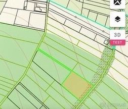 Investičný pozemok blízko intravilánu 3 253 m² v obci Lysica
