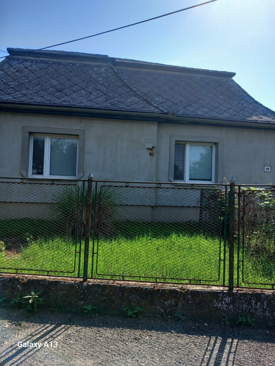 Rodiny dom na predaj v obci Botyany okr Trebisov. 5 izbovy z