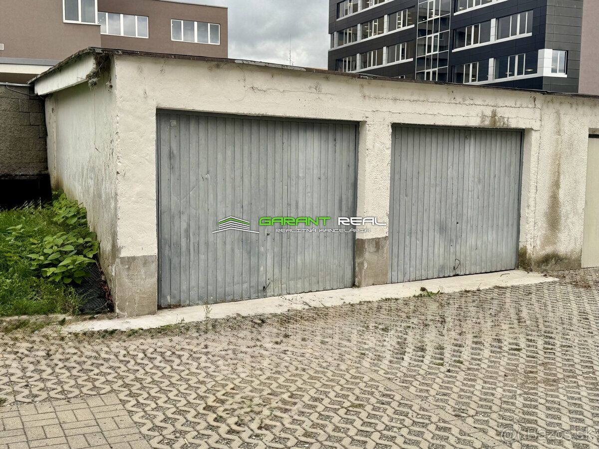 Ponúkame na predaj dvojgaráž o výmere 37 m2, Prešov, Tarasa 