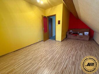 AKM Kapital Real Estate Agency 0905 285 610 in exclusive representation sells family house Zvolen – Vígľaš. Large, sunny family home in Vígľaš, just 10 km away from the city of Zvolen. The property is located on flat land measuring 534 m² with built-up area of 118 m² offering plenty of space for comfortable family living as well as pleasant relaxation. The house has been insulated and underwent extensive renovation including roof replacement. Electrical installation was replaced by copper wiring and plastic windows were installed. Heating is provided by gas heating via radiators along with hot water supply while there's also an alternative option for heating – solid fuel stove. House is connected to all utilities and oriented east-west ensuring enough natural light throughout the day. It consists two floors being fully basemented at ground level where you can find spacious living room bedroom large kitchen bathroom three additional rooms second floor offers three big separate rooms storage closet loggia across entire width of house Basement comprises four more rooms identical size like those found first floor providing numerous possibilities usage whether warehouse workshop fitness business background own sauna great benefit that will make your leisure time enjoyable too spacious terrace fireplace covering up to 150 m² Next terrace situated large grassland suitable garden children playground relaxation zone Village Vígľaš provides complete civic amenities school kindergarten shops bus train connection Nearby popular Masaryk Yard horseback riding wellness excellent restaurant region landmark historical Castle Vígľaš adds unique atmosphere location cultural social activities Family home ideal permanent residence ready immediate occupancy Advertisement uses visualization Price property EUR 174900 (AGREEMENT POSSIBLE) Entire photo gallery available website If our offer interested arrange viewing today we help take next step new home We change addresses stories Find us address A Sládkoviča Street opposite Main Post Office beside State Savings Bank Contact Phone Number Offer currency exchange services sale purchase foreign currencies individuals legal entities commission Help prepare sale initial consultation successful handover new owner Provide professional sales contracts all actions cadastre transfer property utilities if needed structural survey geometric plan emptying property legal advice recommend mortgage advisor ensure financing trouble free recommend appraiser preparation expert opinion Floor Ground floor Additional price Agreement Built-up area: 196m² Total Area: 534m² Land Size: 534m² Ownership Personal Condition Partially Renovated Waste Removal Yes Water Well Water Supply Electricity Voltage: 230/400V Gas Yes Sewage Septic Tank Internet Wi-Fi Bathroom Yes Heating Self Gas Balcony Yes Loggia Yes Terrace Yes Cellar Yes Parking Available Utilities Connected Construction Mixed Furnishing Furnished Insulated Object yes Roof Reconstructed Fireplace No Air Conditioning No Cable TV Yes Energy Certificate Present Front Garden Present Accessible Entrance No Windows Plastic Terrain Flat Road Asphalt Road