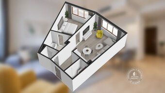 360° VIRTUÁLNU PREHLIADKU NÁJDETE NA:
POPIS BYTU: Realitná k