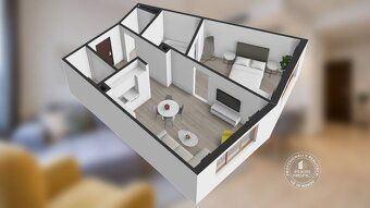 360° VIRTUÁLNU PREHLIADKU NÁJDETE NA:
POPIS BYTU: Realitná k