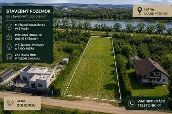 Pozemok vhodný na stavbu rodinného domu v lokalite Párovské 