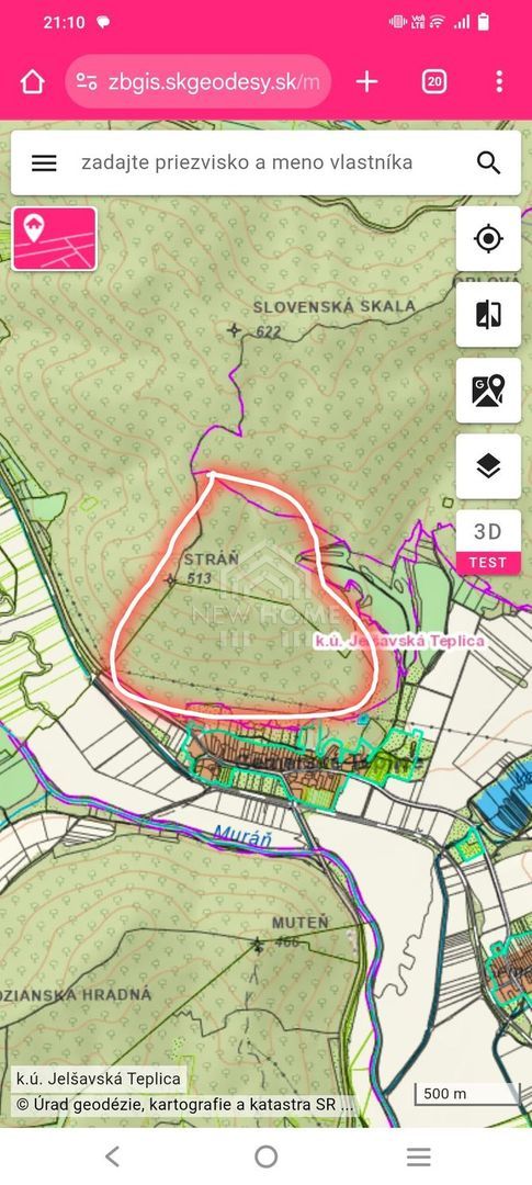 Ponúkame na predaj podiel na Lesnom pozemku o výmere 1707 m2
