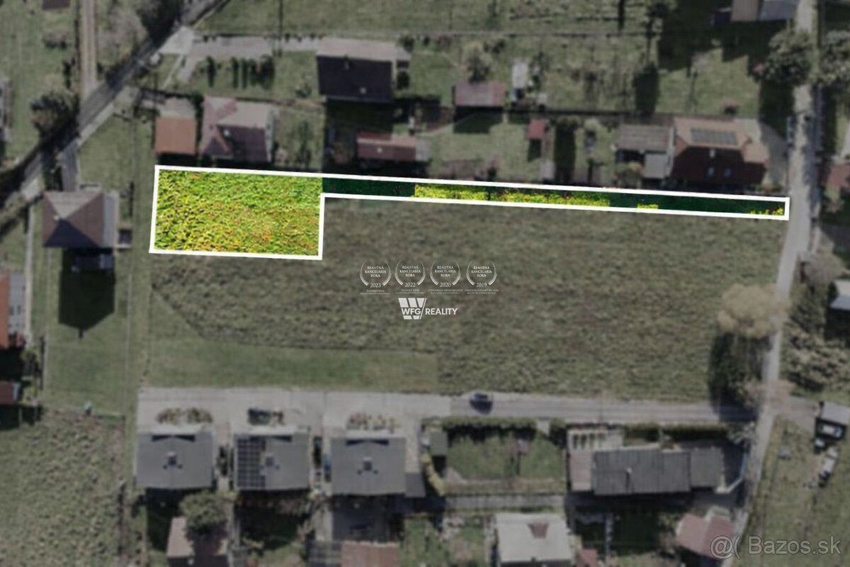 Ponúkame na predaj stavebný pozemok s výmerou 695 m², nachád