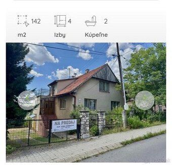 Ponúkame na predaj starý vidiecky rodinný dom na pozemku o r