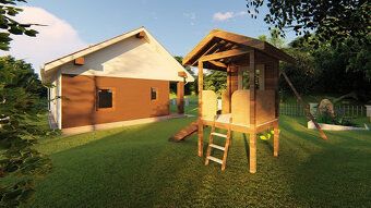 Ponúkame Vám na predaj projekt bungalovu rodinného domu. Dis