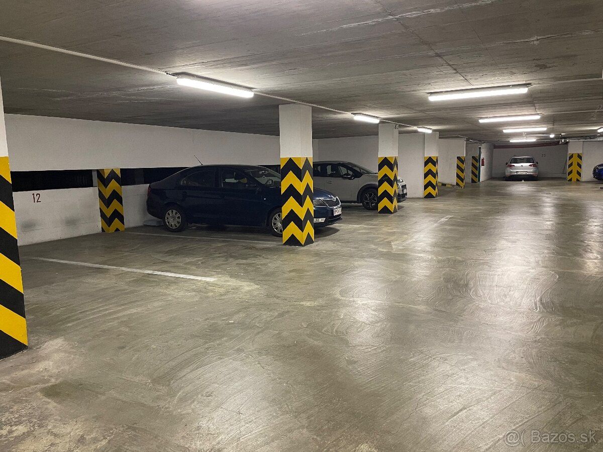 Ponúkam na prenájom garážové státie na 2. podzemnom podlaží 