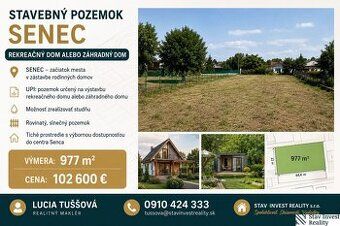 Ponúkame Vám na predaj pozemok - pre rodinné domy Senec, Bra