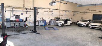 I offer for rent fully equipped car repair shop measuring 23 square meters