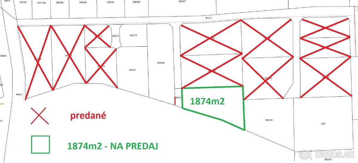 We offer for sale a plot in the village of Žehňa, it is