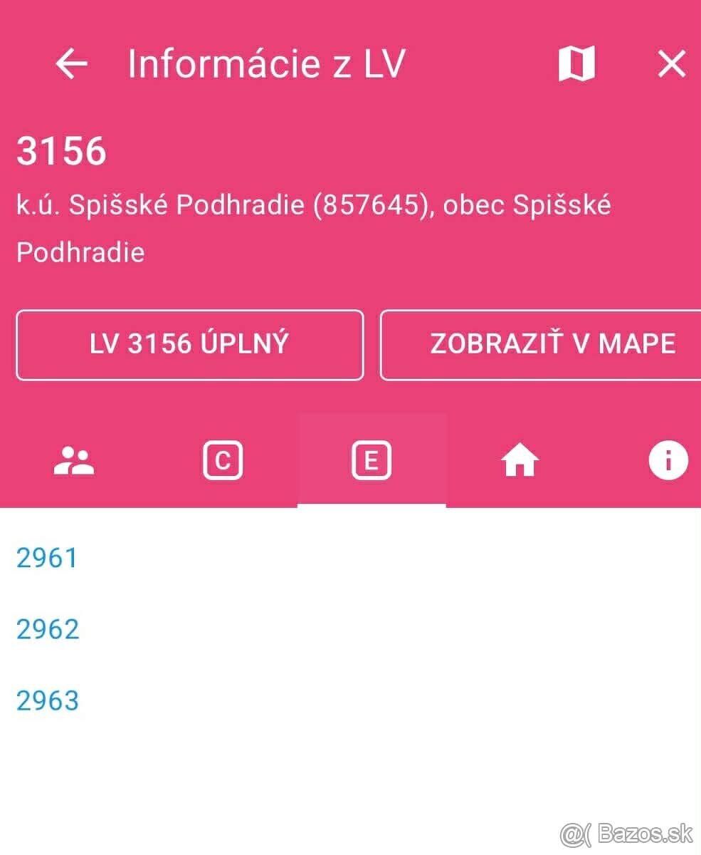 Predám pozemok (orná pôda) v Spišskom Podhradí. Pozemok je m