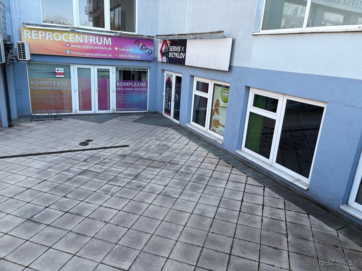 ponukame 200m2 obchodnych priestorov na prenajom. vhodne nap