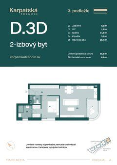 ONLY WITH US! RADO Reality offers for sale a 2-bedroom apartment marked D.3D in an apartment…