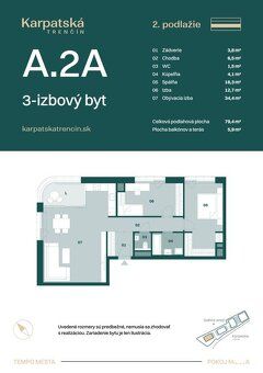 RADO Reality ponúka na predaj výnimočný 3-izbový byt s označ