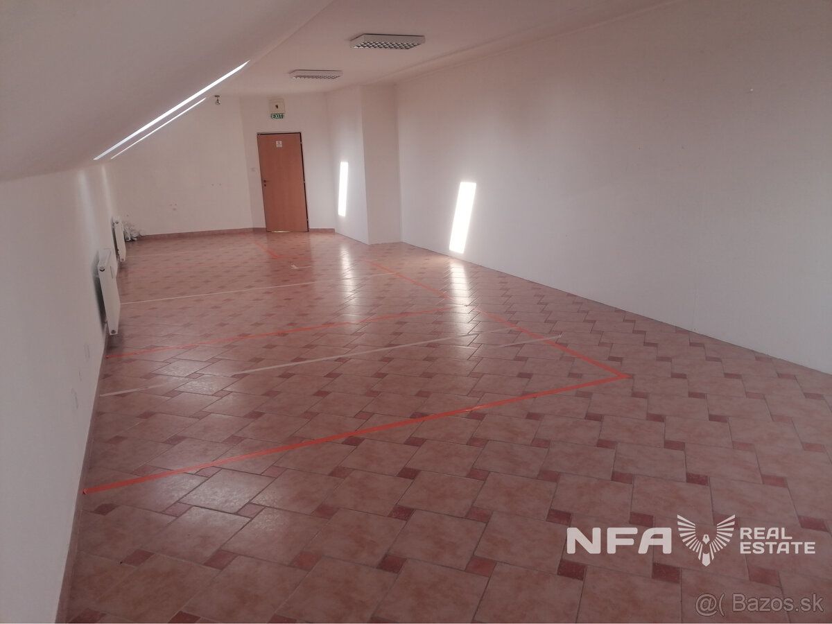 Ponúkame priestranný open space s celkovou rozlohou 65,3 m² 