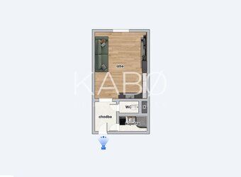 KABØ real estate Vám ponúka na predaj zrekonštruovanú garsón