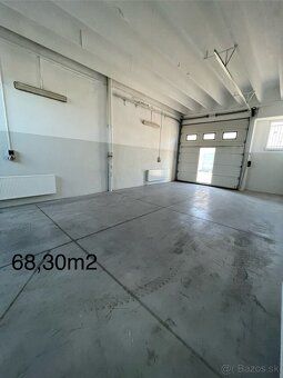 Ponúkame do prenájmu 2 sklady, každý o rozmere 68,30m2, pod 