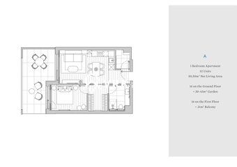 Predstavujeme vám elegantný 1-izbový apartmán v projekte AMB